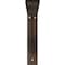 Ekena Millwork Traditional Steel Bracket, Hammered Brown 2"W x 10"D x 10"H BKTM02X10X10TRHBR - alternate 6